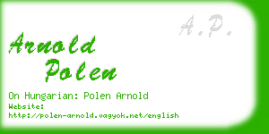 arnold polen business card